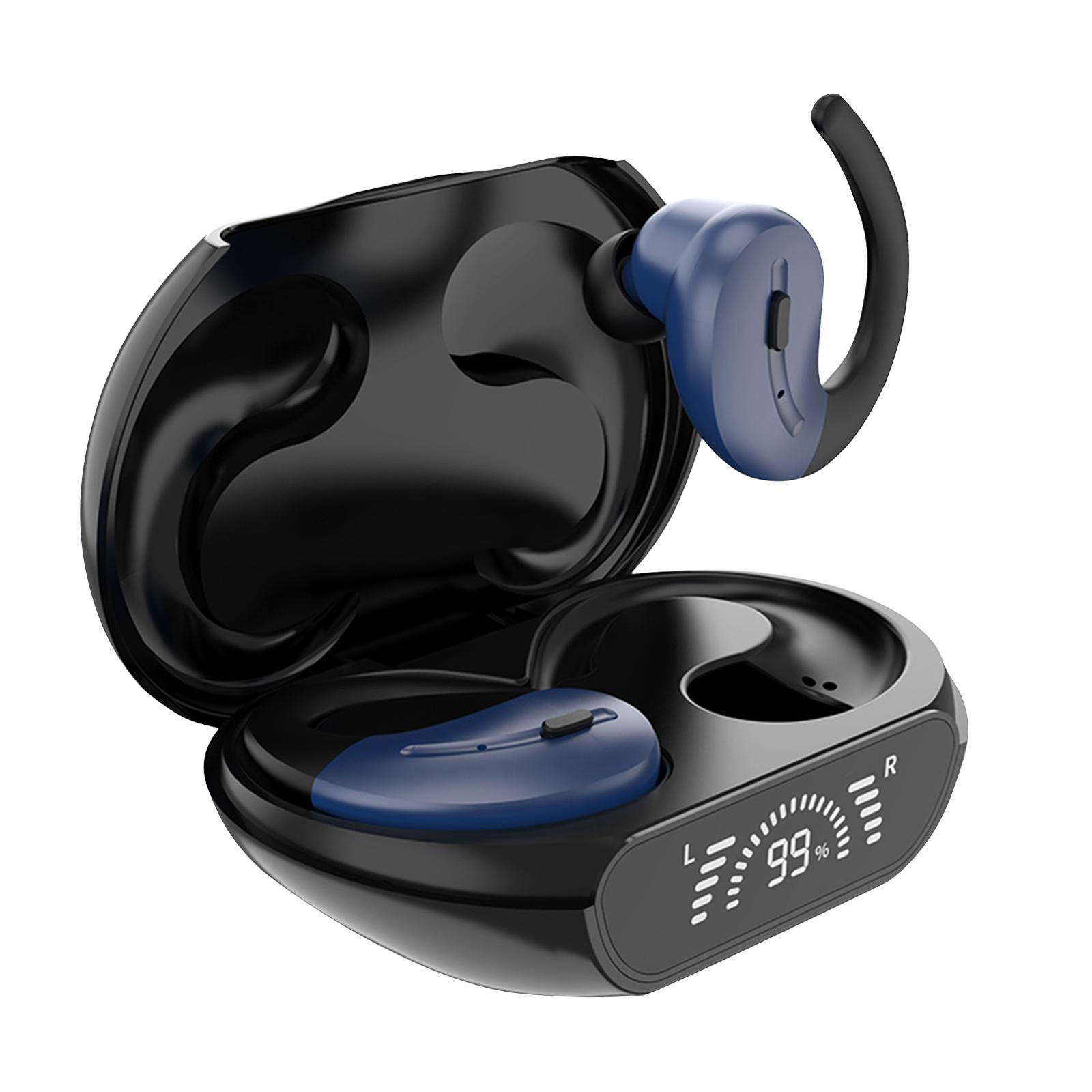 Wireless Bluetooth 5.3 Earphone Digital Display Ear-Hook Sports Headset
