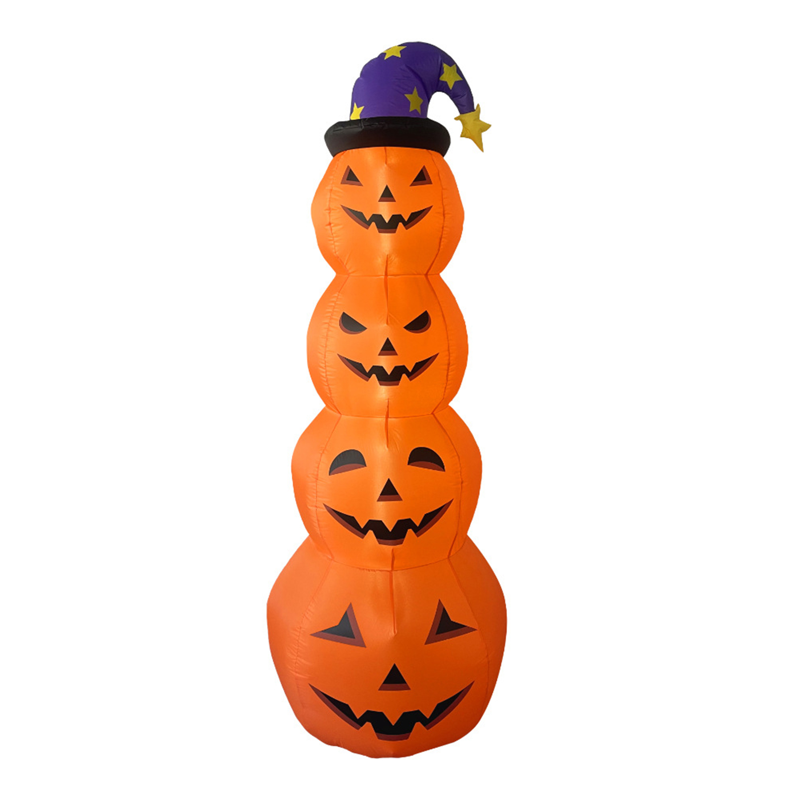 Halloween Inflatables Outdoor Decorations Blow Up Pumpkin Lanterns Built-in LED Lights Decor