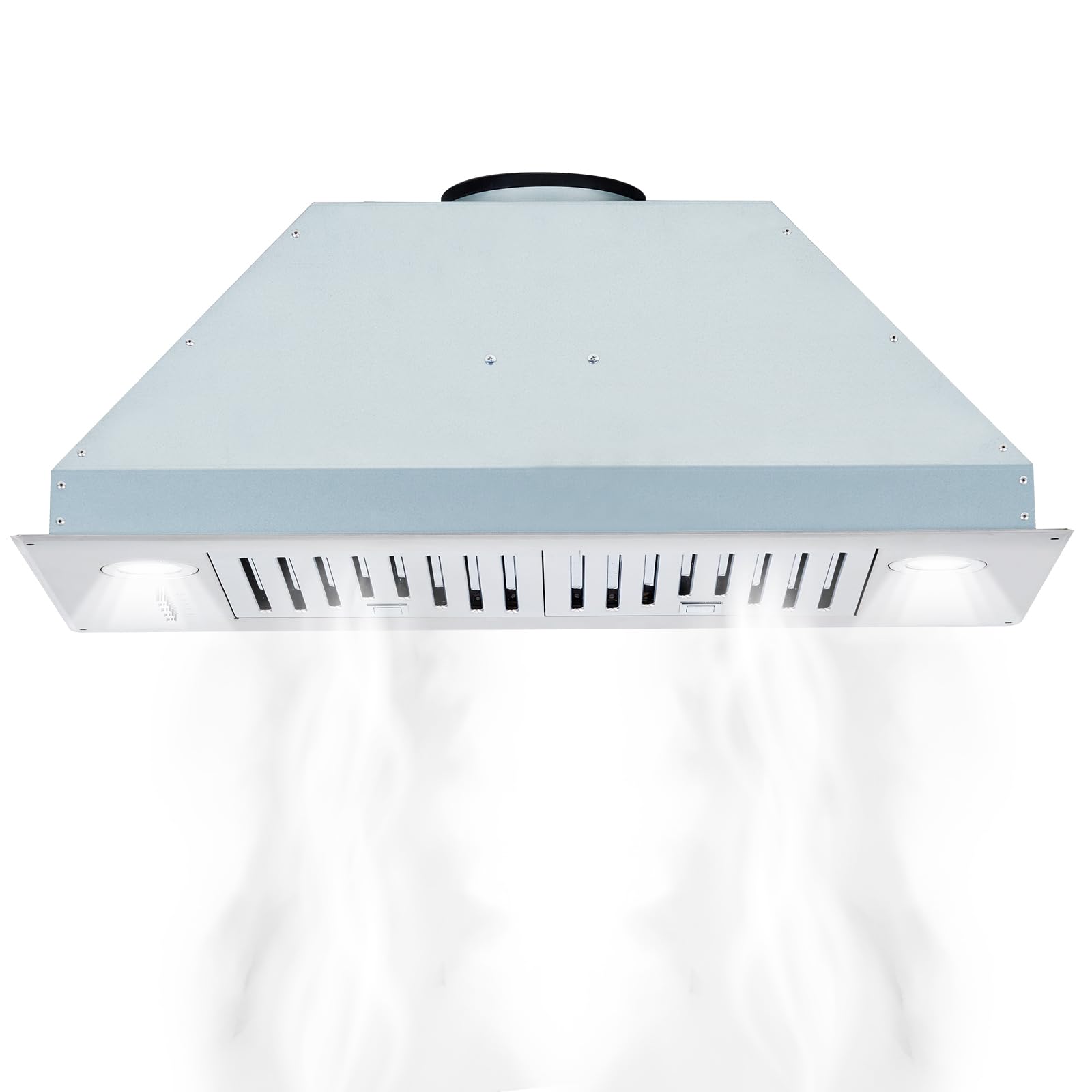 US GARVEE 30 Inch Range Hood Built-in Kitchen Vent Hood with Stainless Steel Baffle filters