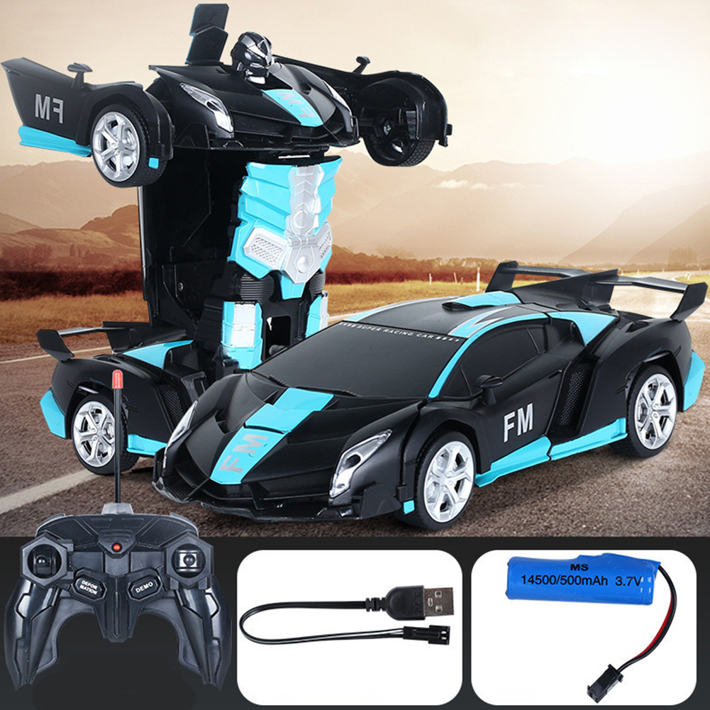 1:18 Remote Control Car Electric One-button Deformation Simulation Car Model