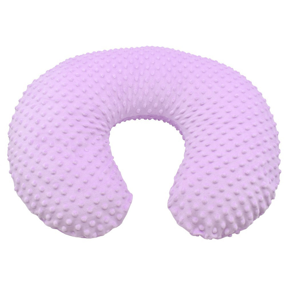 Nursing Pillow Cover Breastfeeding Pillow Slipcover Fits u-type Nursing Pillow for Baby Boy Girl Light purple
