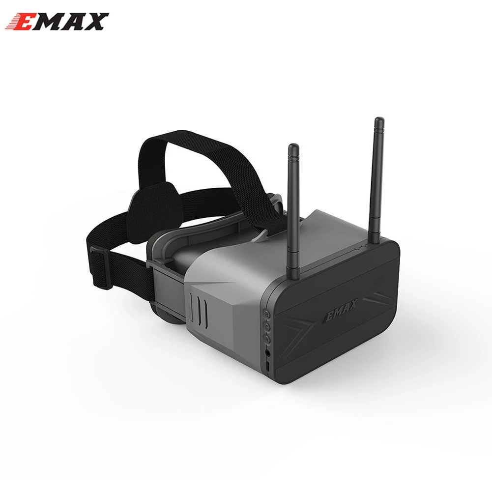 Emax Transporter 2 Goggles 480 X 800 4.3 Inch 5.8g 40ch Focal Adjustable Demountable Fpv Monitor Built-in Battery Dvr For Rc Drone Goggles 2