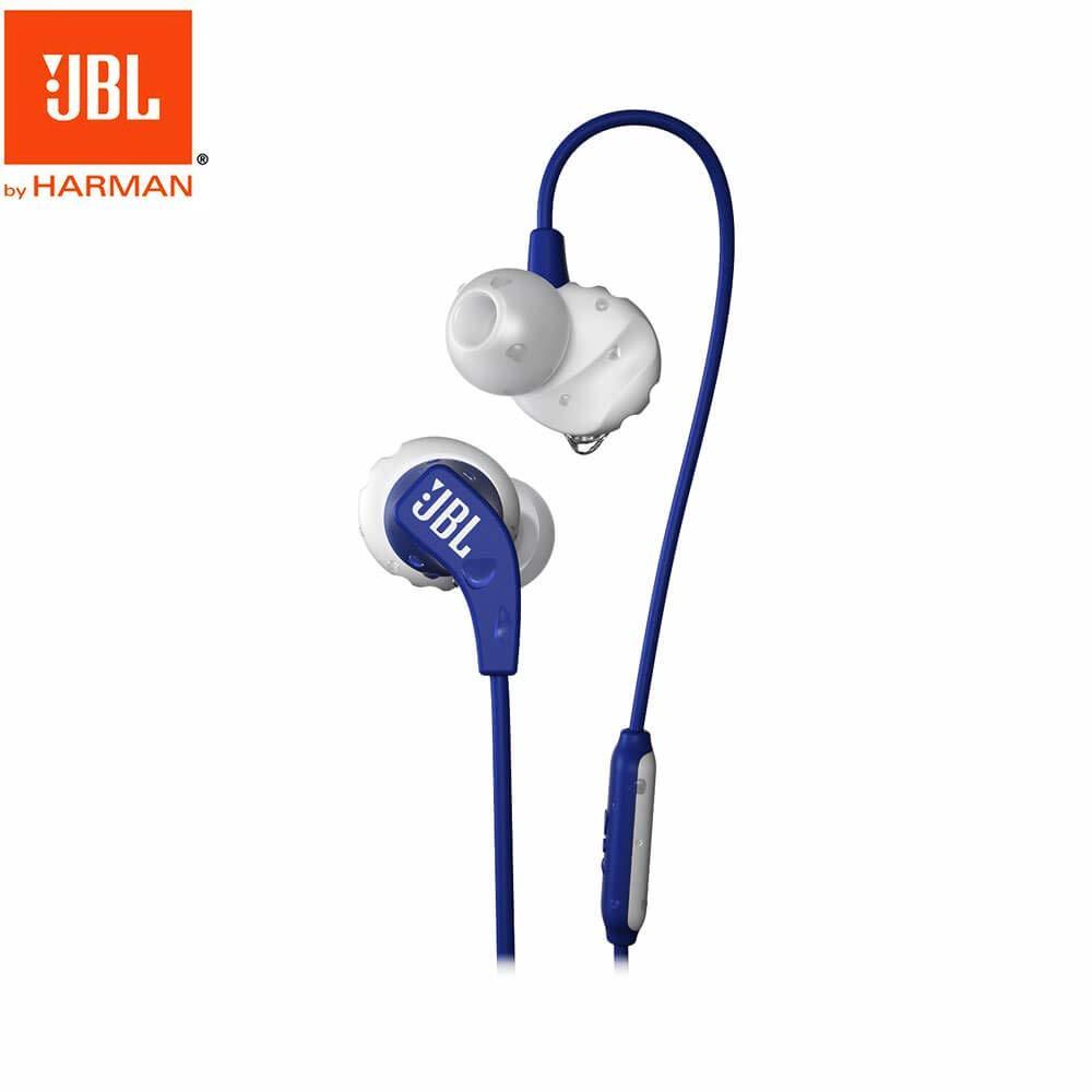 JBL Endurance Run Wired Earphones In-line Control In-Ear Sweatproof Sports Earphone with Mic Portable Magnetic Earplug blue