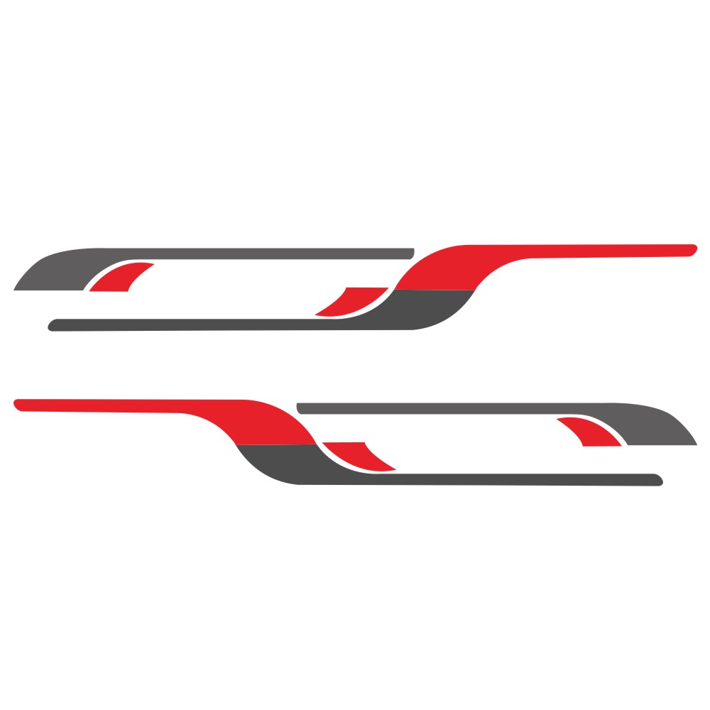 US 4pcs Vinyl Graphics Decals Stickers For Ford TRANSIT LWB Caravan Trailer Camper Van 372*48cm