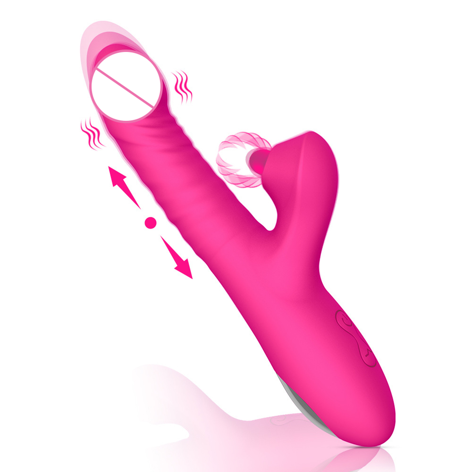 Female Powerful Vibrator Mini Wand Women Clitoris Stimulator USB Charging