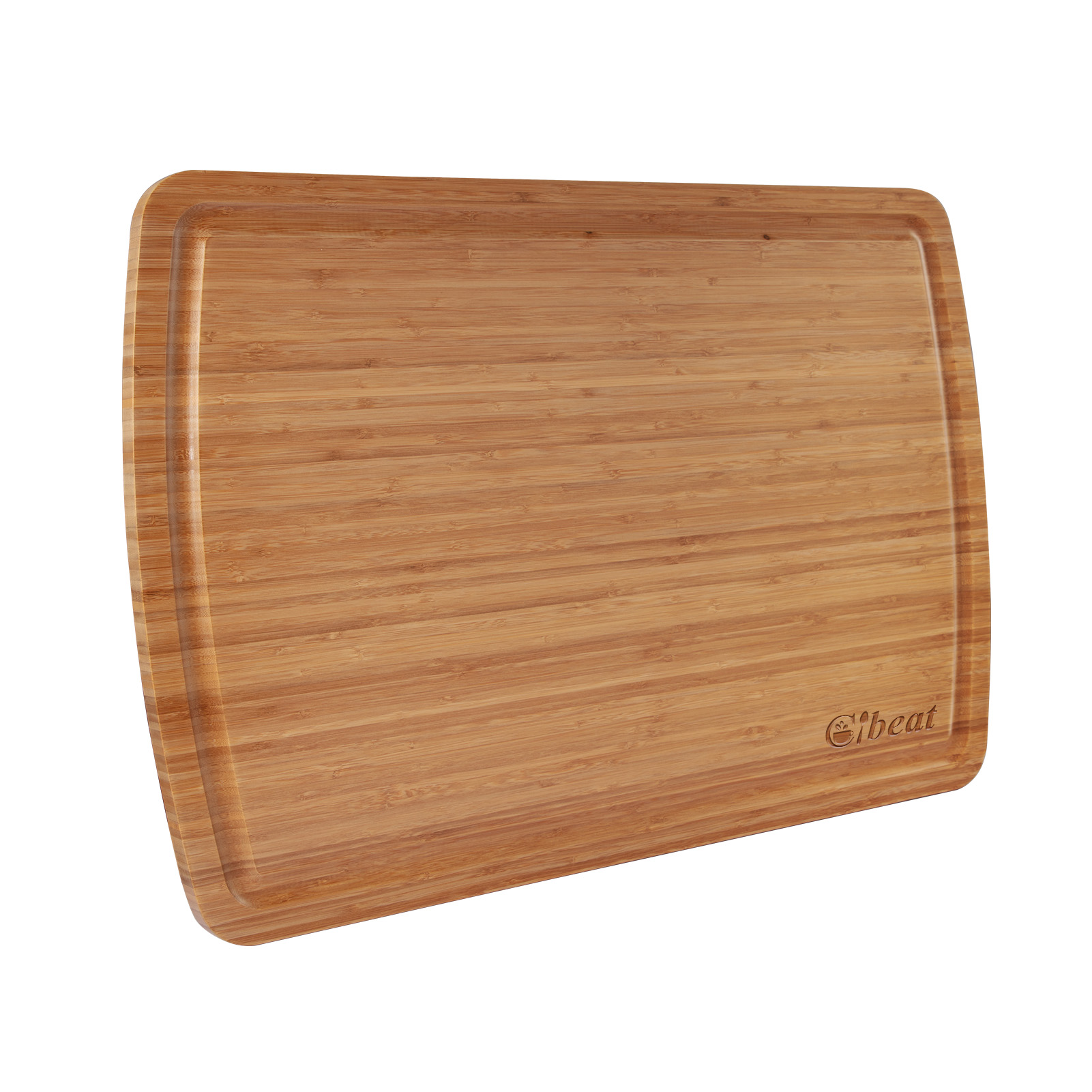 US GARVEE Bamboo Cutting Board, 30 x 20 Inch Kitchen Chopping Board for Meat, Vegetables, Fruits, Bread, Cheese with Juice Groove