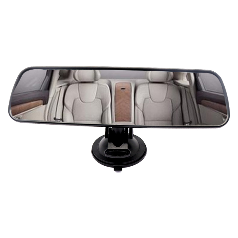 Universal Black Car Truck Mirror Interior Rear View Mirror Suction Rearview Mirror 1pc black_AP3779