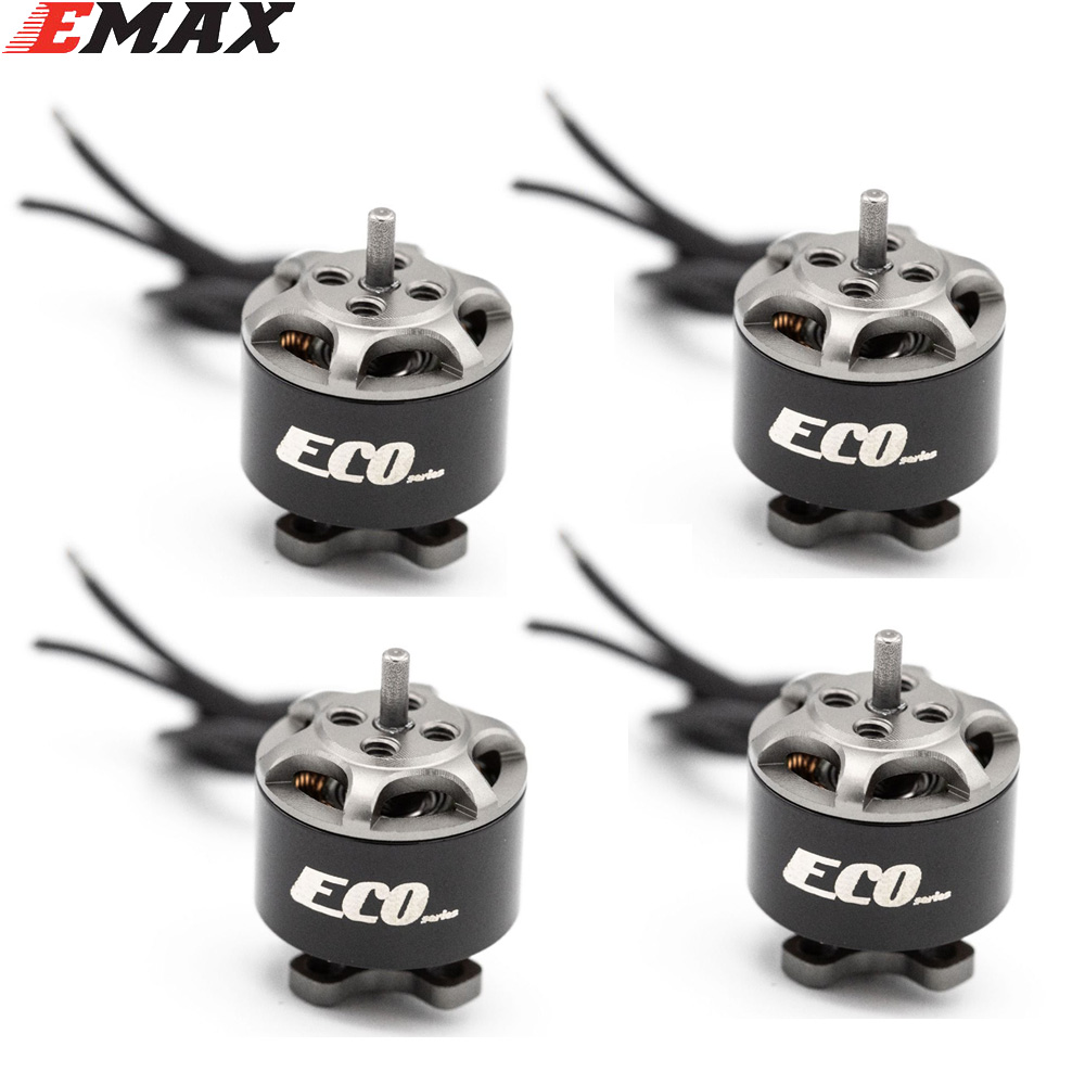 4PCS EMAX ECO 1106 2~3S 4500KV 6000KV CW Brushless Motor For FPV Racing Drone RC Quadcopter Multicopter RC Parts Spare Parts Accs 6000KV 4pcs KSX3829X4