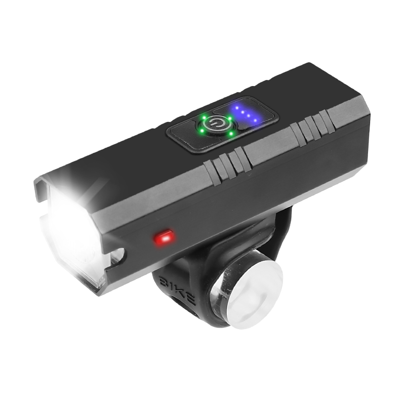 Wholesale T6 LED Bike Light USB Rechargeable Outdoor Headlight Bike Accessories black_Z02B From