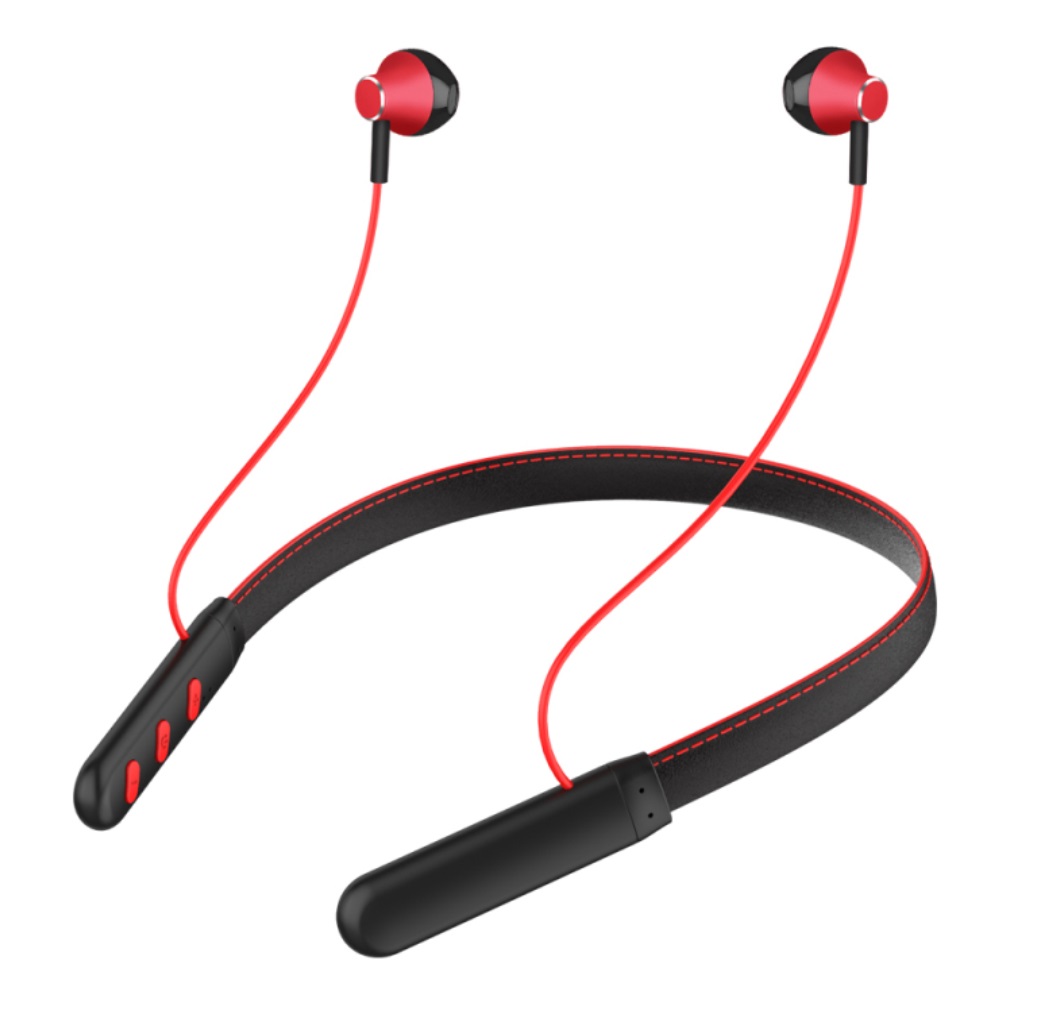 Magnetic Wireless Bluetooth Earphone Music Headset Neckband Sport Earbuds Earphone With Mic Anti-sweat Waterproof G8 red