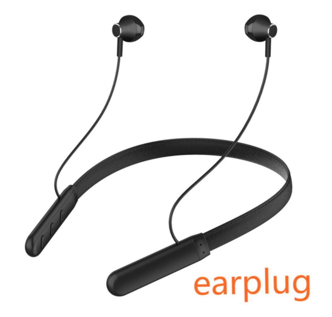 Magnetic Wireless Bluetooth Earphone Music Headset Neckband Sport Earbuds Earphone With Mic Anti-sweat Waterproof G8 black