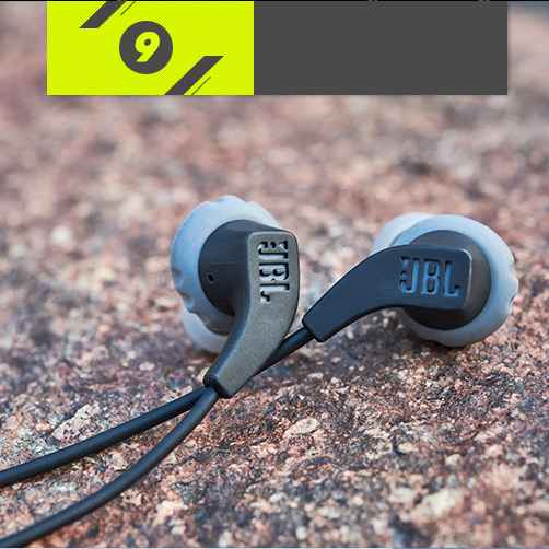 jbl endurance run earphones with mic in ear wired black