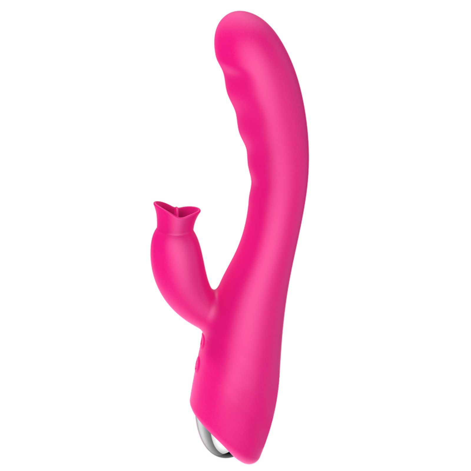 Vibrator G Spot Vibrator Clitoral Massager Nipple Vibrator Pleasure Stimulator Sex Toy For Adult Couples Women rose red Rechargeable model