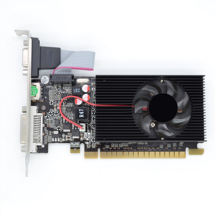 Computer Game Independent Graphics Card Half-height GT730 Small Graphics Card 2G 64Bit DDR3 Video Card GT730 2GB