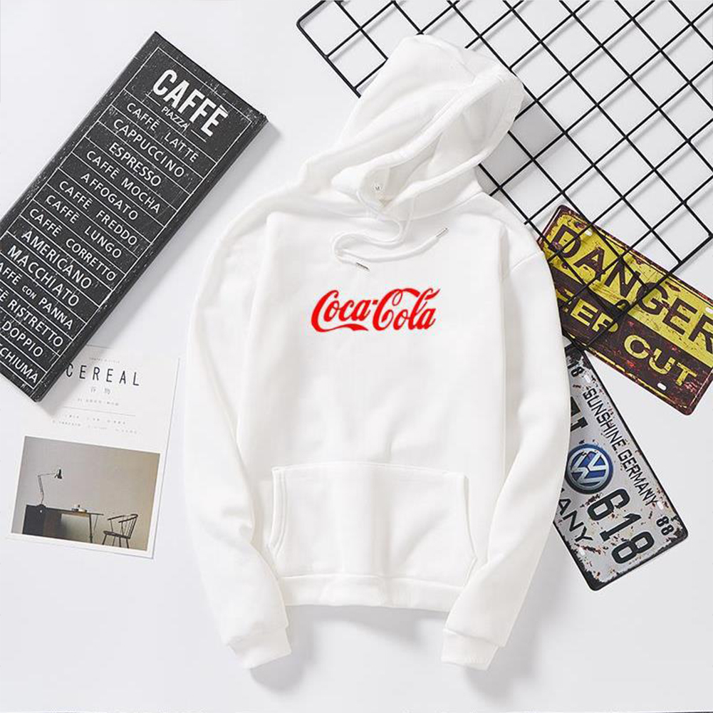white coca cola hoodie