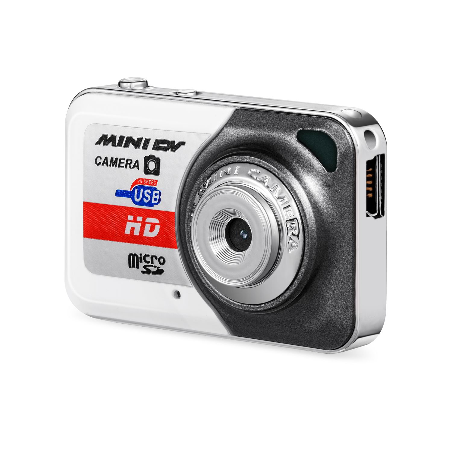 Mini Camcorder Small Portable DV HD Camera DVR Motion Detection Separate Recording Camera gray