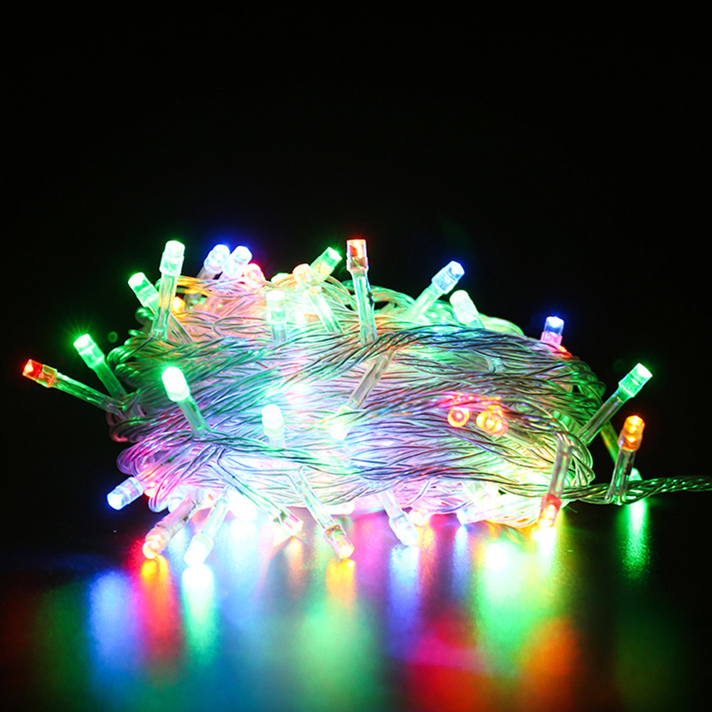 Christmas Led Colorful String Lights 8 Modes Outdoor Waterproof High Brightness
