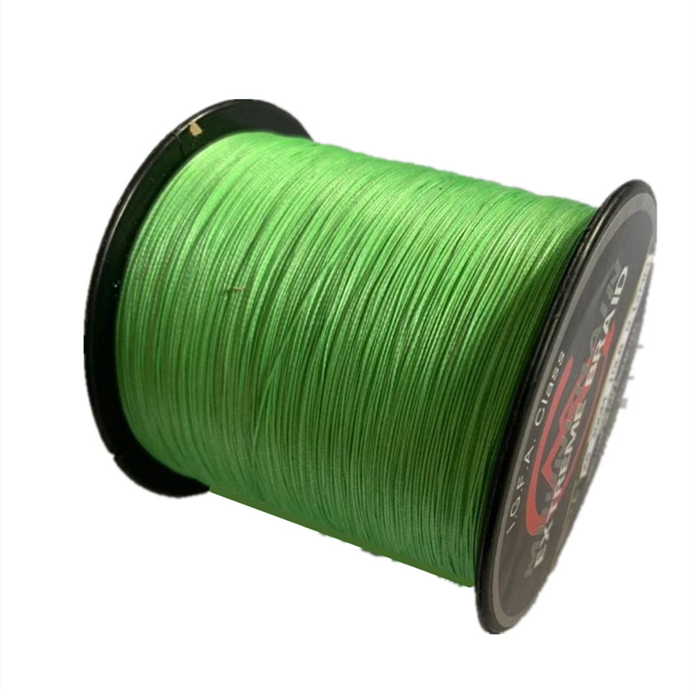 [US Direct] MOUNCHAIN 300m Fishing Line 8 Strands Pe Braided Super Strong Fishing  Line Fishing Tackle Green_10LB/0.12MM