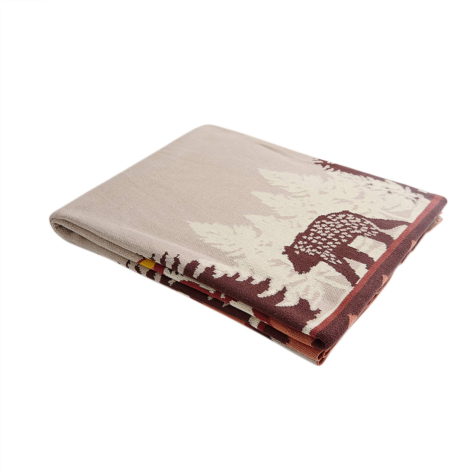 Lightweight Cotton Blanket Modern Farmhouse Comfortable Breathable Super Soft Throw Blanket For Couch Sofa Bed coffee 130 x 160cm