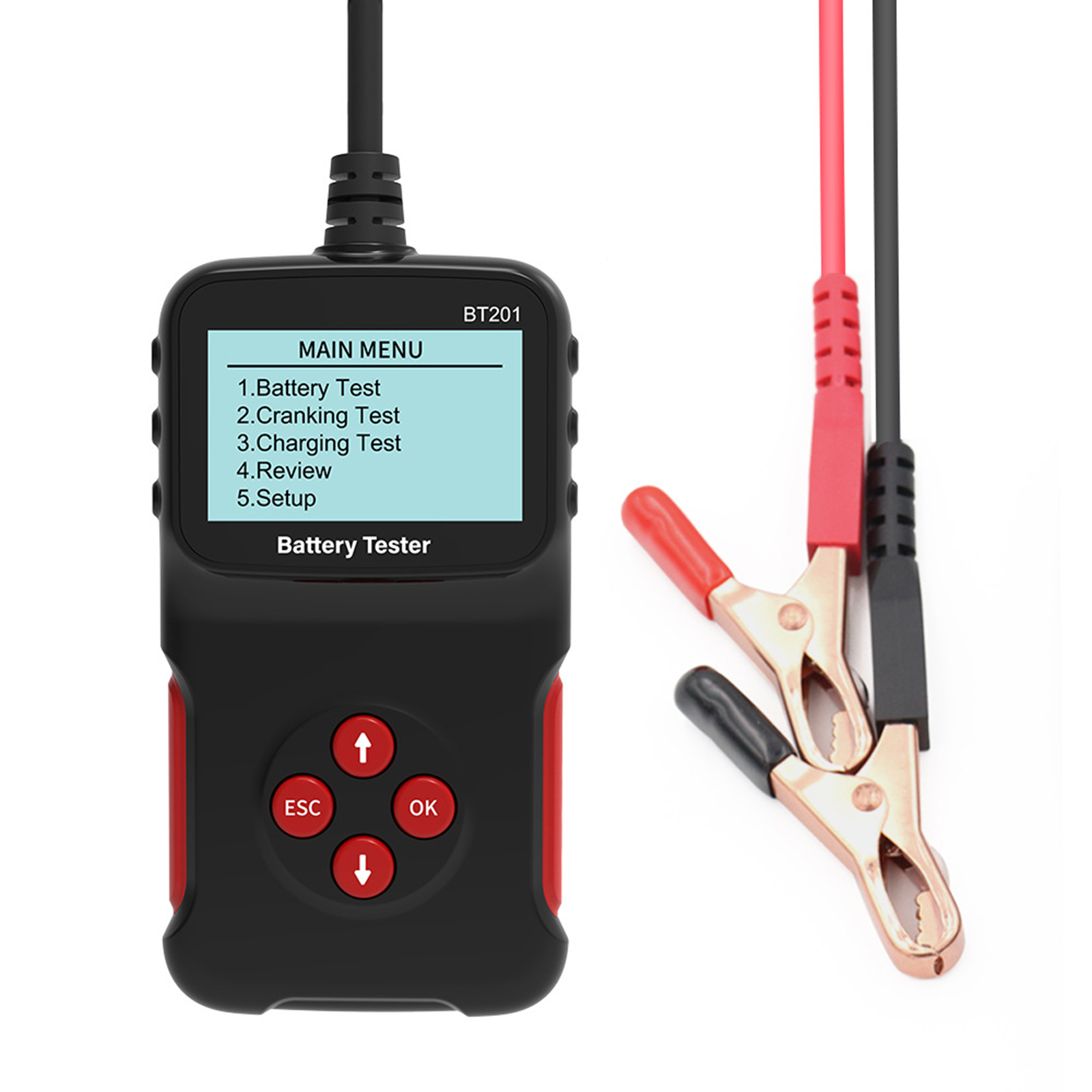 Bt201 Car Battery Tester Detector 12V Battery Fault Scanner Diagnostic Tool