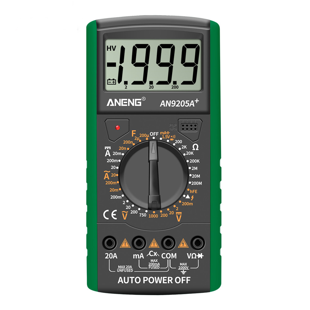 ANENG An9205a+True-rms Digital Multimeter Transistor Tester
