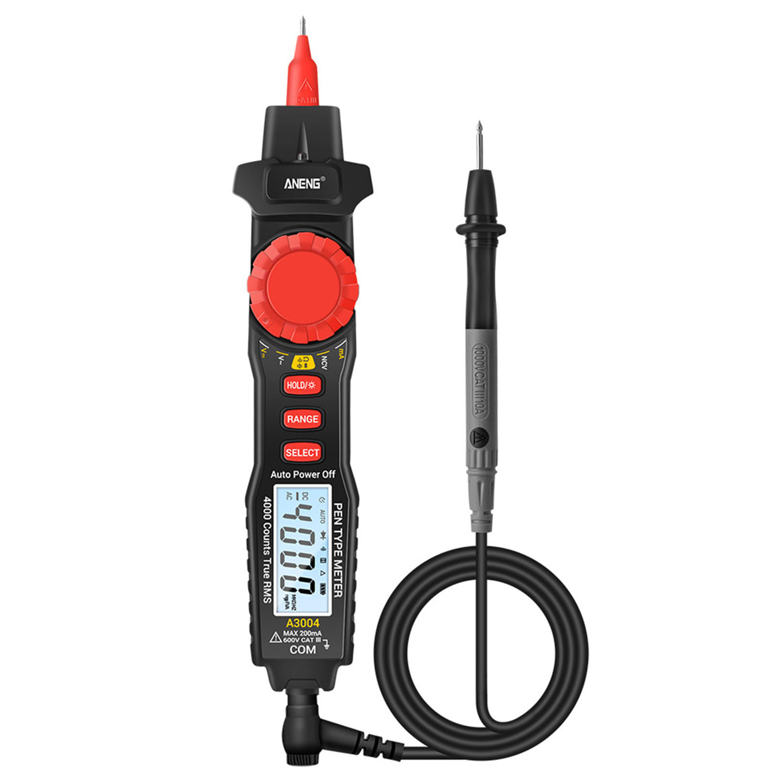 ANENG A3004 Digital Multimeter Pen 4000 Counts Ac/dc Ammeter Electric Tester