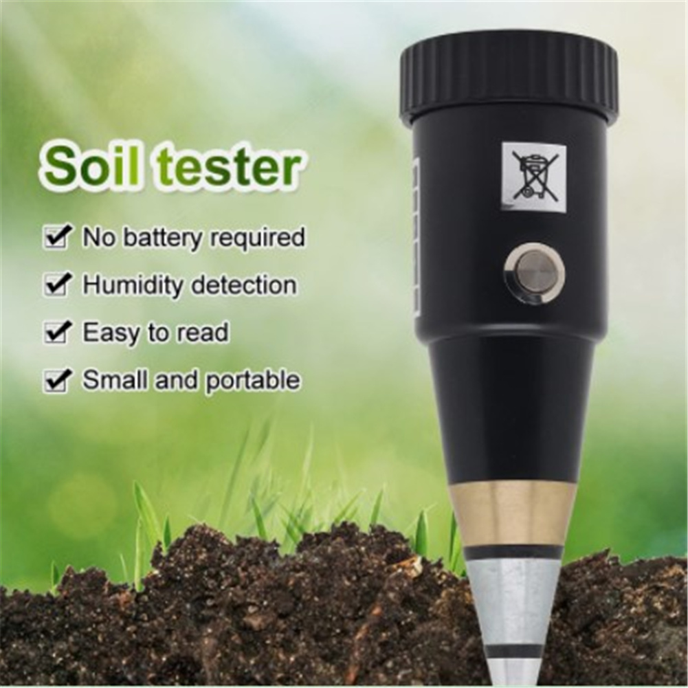 Soil Ph Moisture Meter With Temperature Sensor Electric Conductivity Soil Temperature Humidity Meter