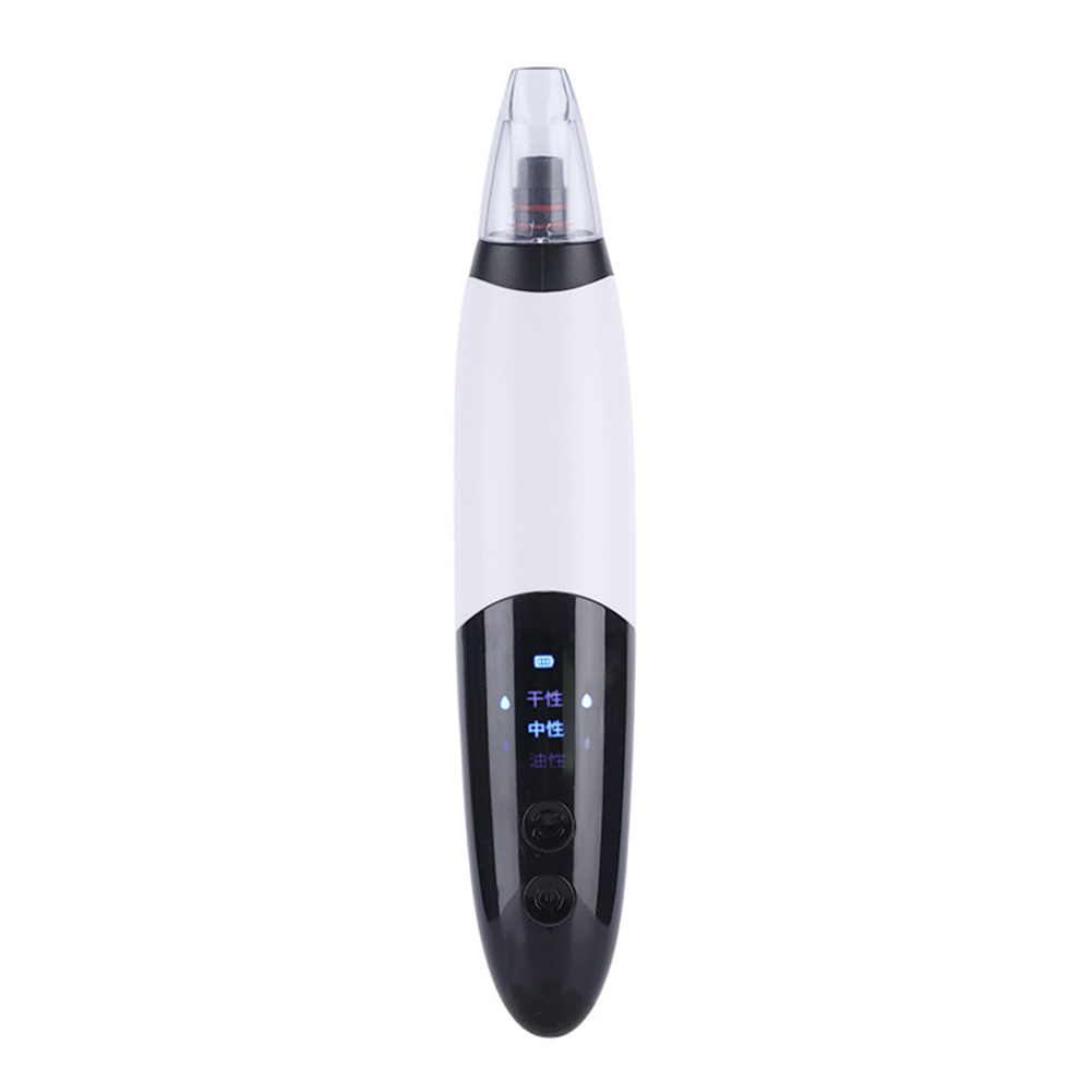 Pores Vacuum Cleaner Electric Face Pore Cleaner Blackhead Remover Acne Suction Facial Cleaning Tool white