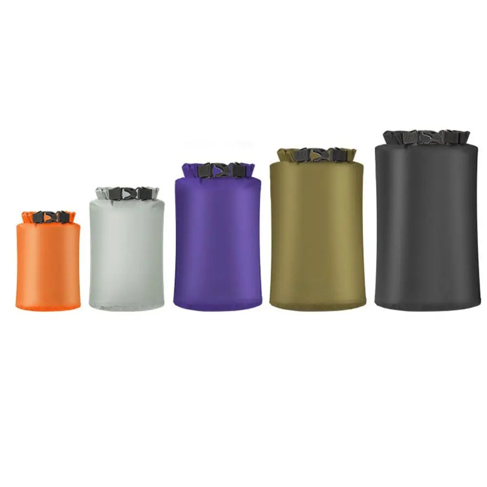 1pc/ 5pcs Lightweight Dry Bag Carrier Bag Case, Waterproof Bags Roll Top Drybags For Kayaking, Beach, Rafting, Boating, Hiking, Camping 3L/5L/12L/20L/35L F Colorful 5-piece set