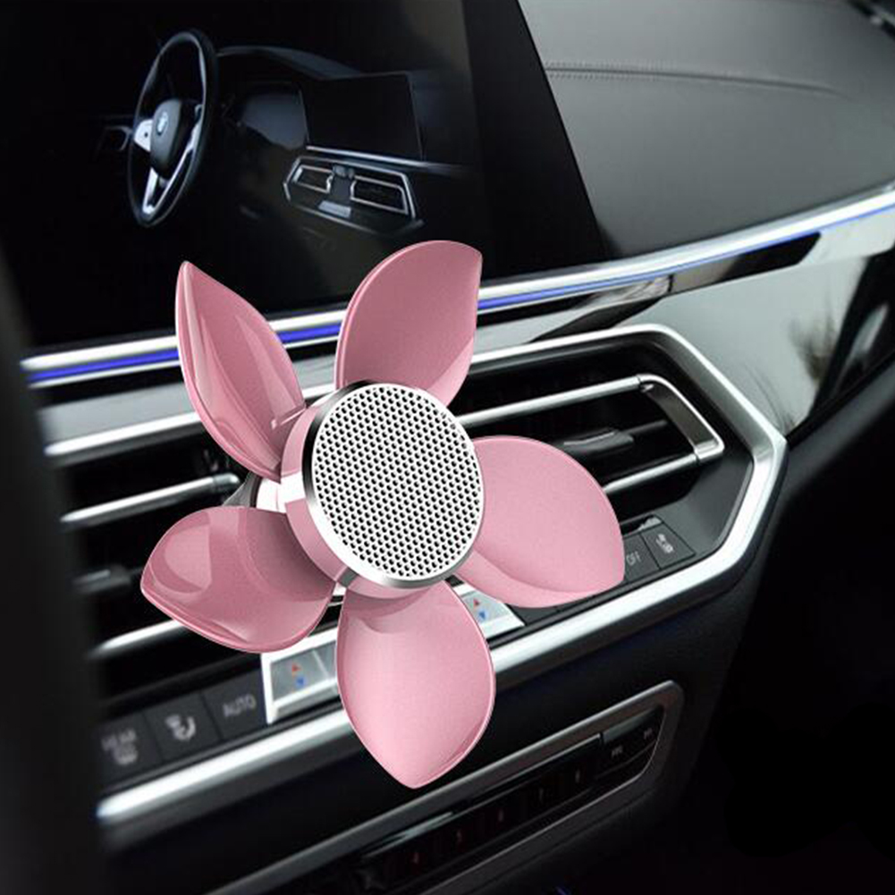 Car Perfume Outlet Air Freshener Petals Aromatherapy Car Styling Interior Car Air Vent Car Accessories Pink