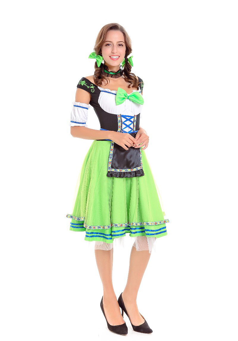 Wholesale Women Girl Oktoberfest Costume Dress Retro Lady ...