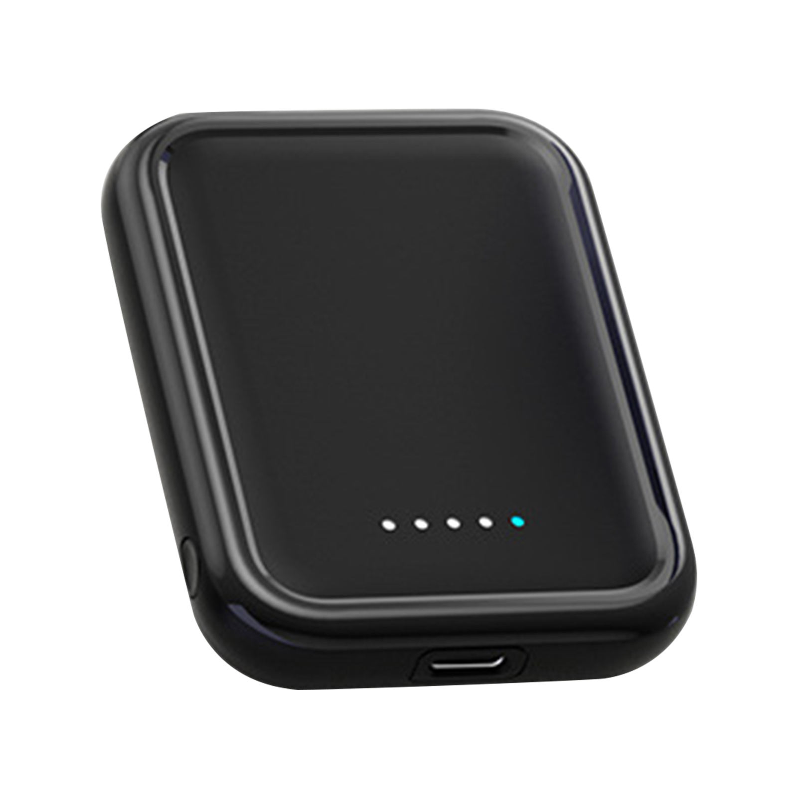 Magnetic Wireless Power Bank 5000mAh Battery Pack Magnetic Fast Charge Portable Charger Powerbank For Smart Phones black