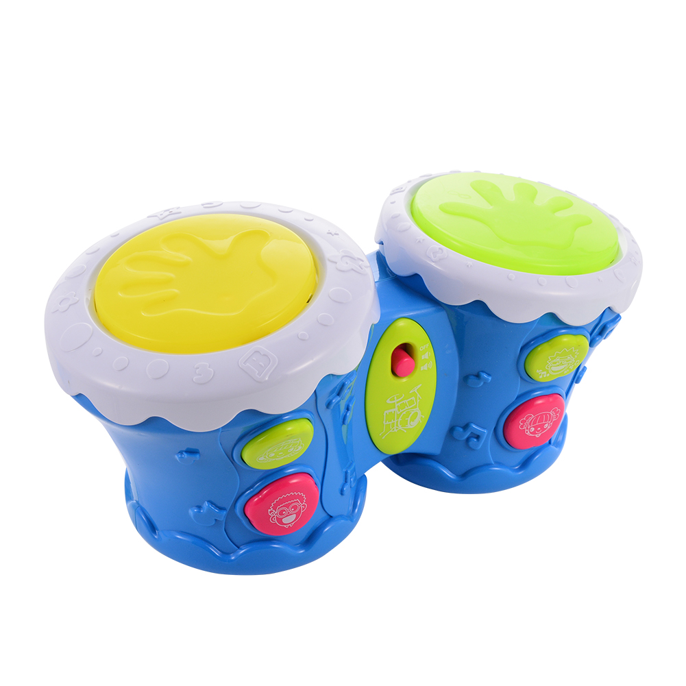 Wholesale [US Direct] Kids Musical Drum Toy Baby Bongo Drum with Light ...