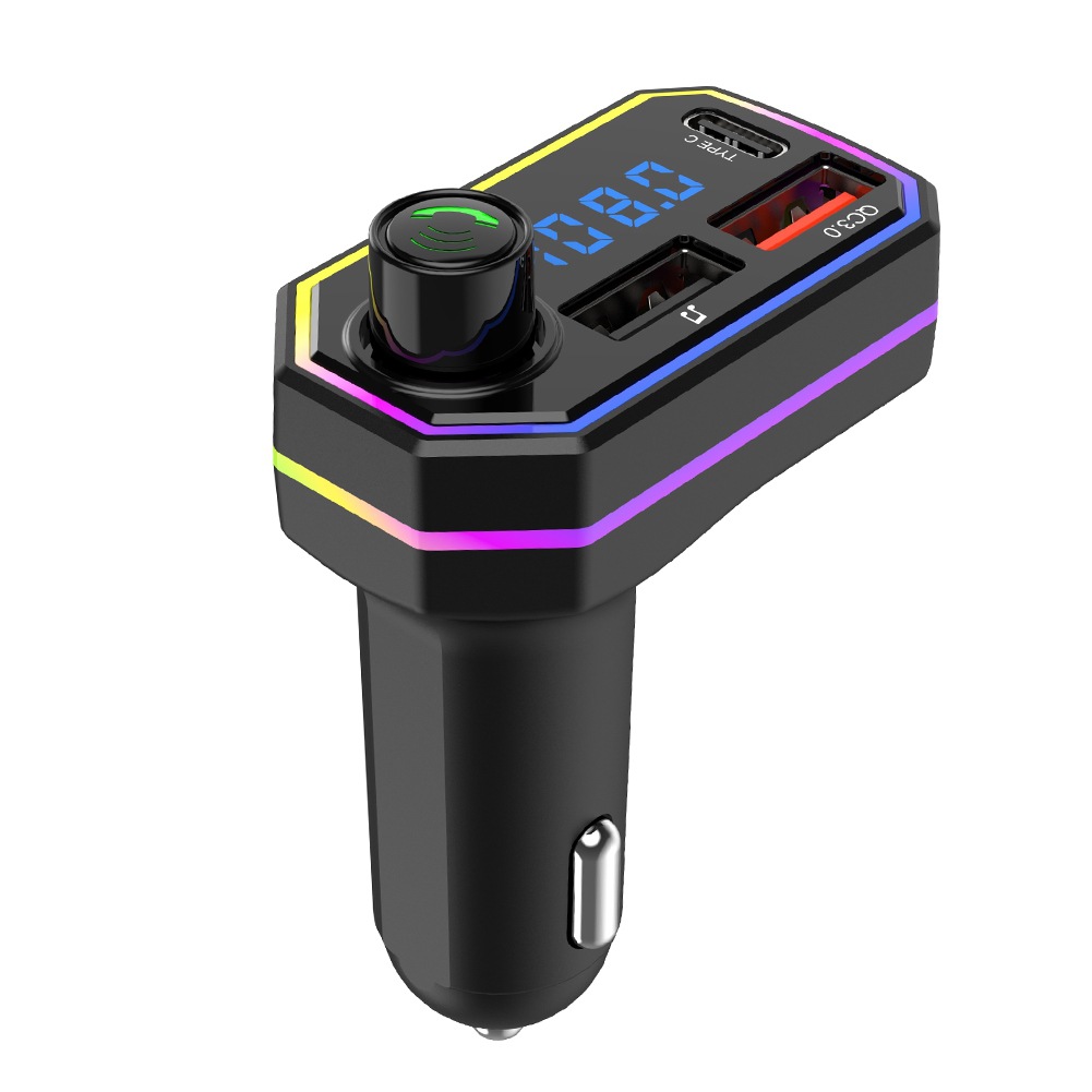 Led Backlight Car Bluetooth FM Transmitter Mp3 TF Player Handsfree Car Kit