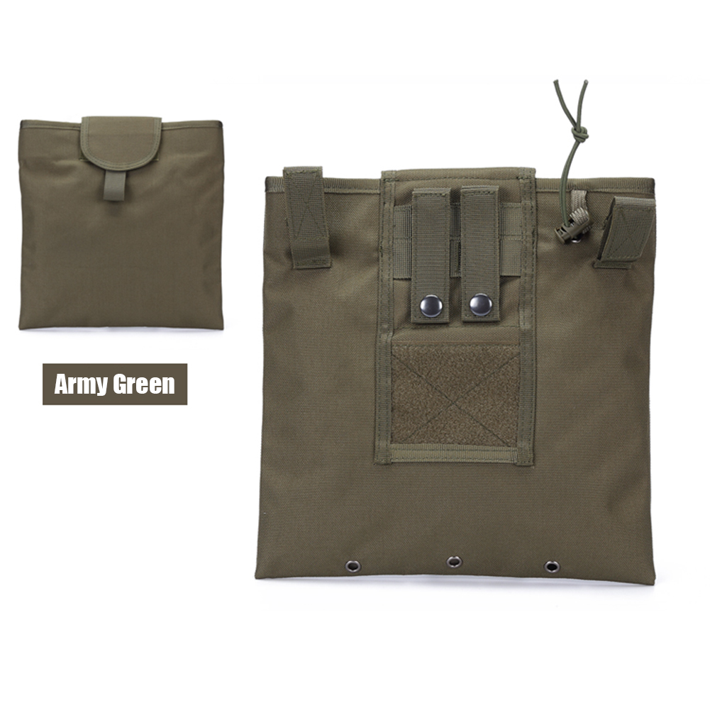 FGJ Molle Recycling Storage Bag Outdoor Multifunctional Package Magazine Dump Pouch ArmyGreen_23cm*29cm