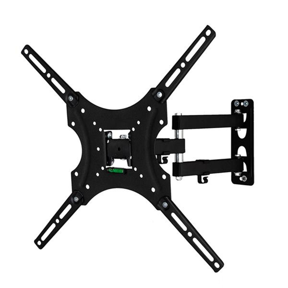US Original LEADZM Tv  Wall  Mounting  Bracket 26-55 Inch Tv Stand Adjustable Tilt Angle Rotation With Horizontal Bubble black