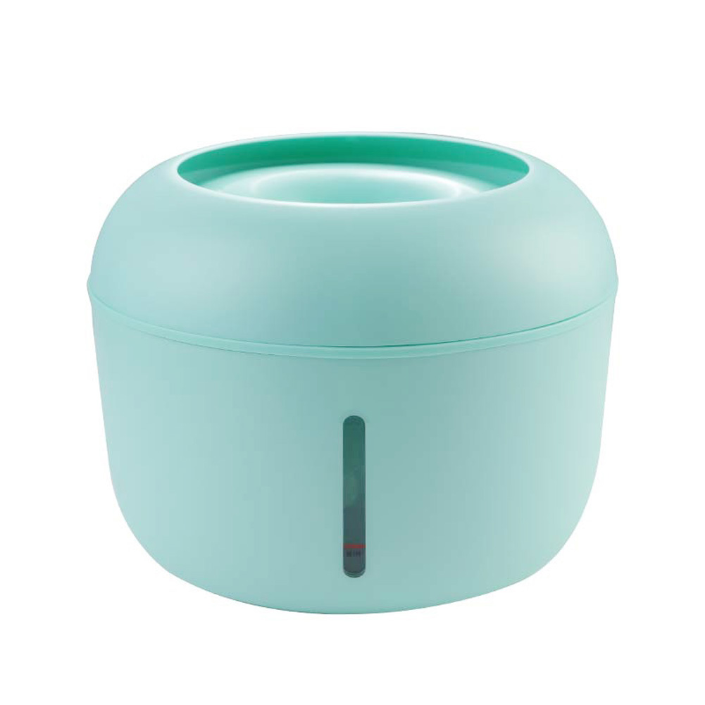 Pet Water Dispenser Circulating Water Source Spring Type Non-wet Mouth Water Basin Cat and Dog Bowl green