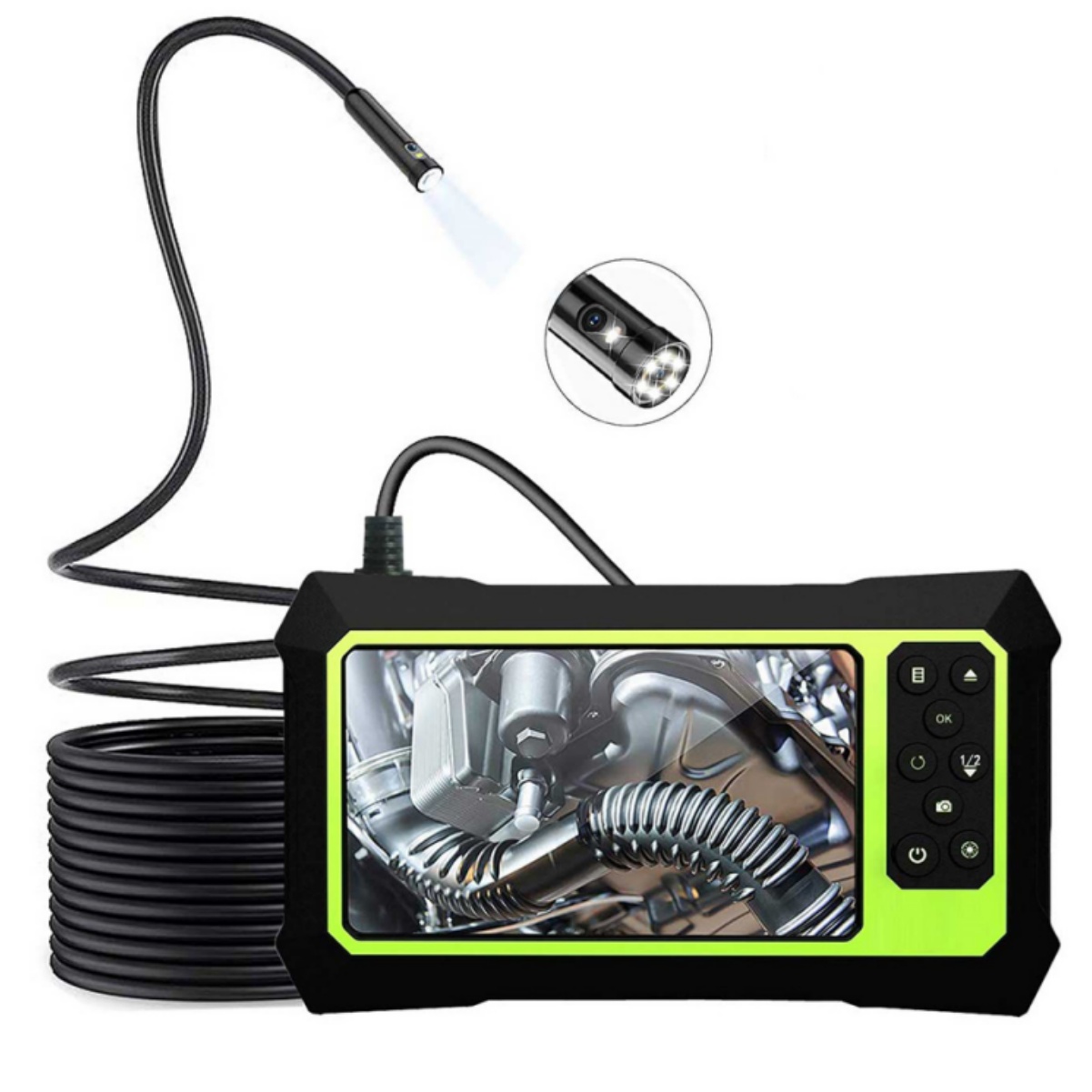 Industrial Endoscope HD Digital Endoscope Camera 1080P Borescope Inspection Camera