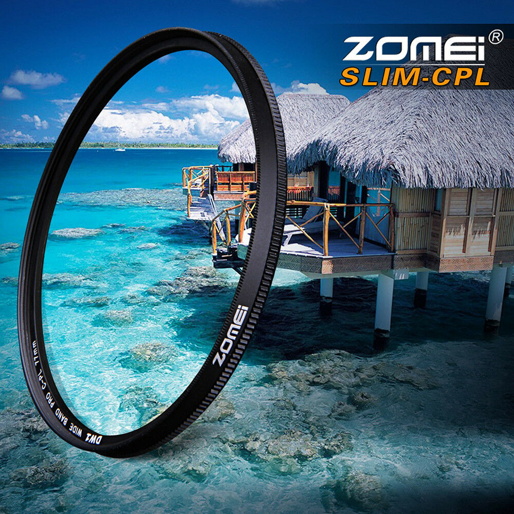 Ultra Slim CPL Circular Polarizing Camera Lens Filter Accessories 77mm