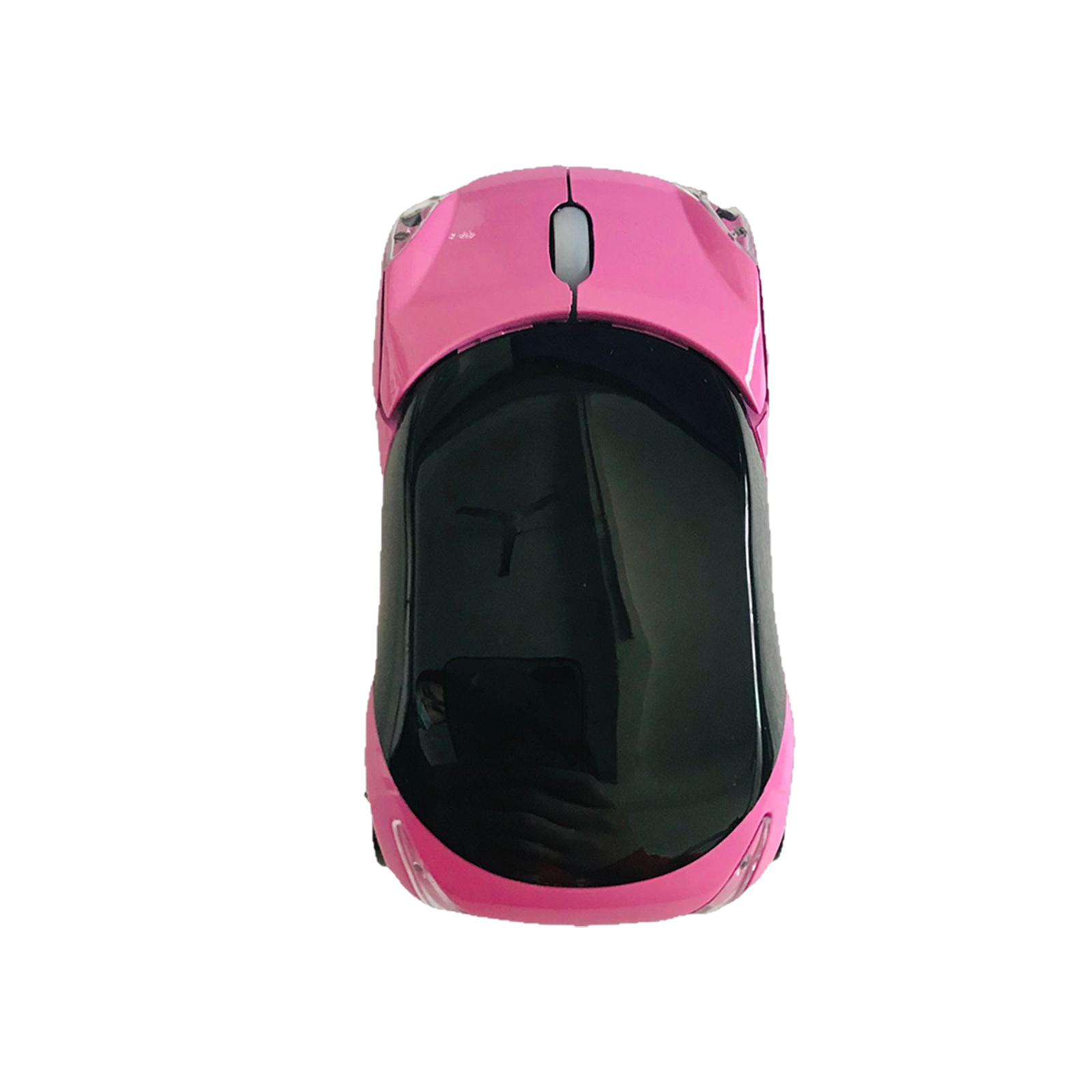 Wireless Mouse 2.4GHz 1600 DPI Wireless Sport Car Shaped Mice With USB Receiver For PC Laptop Home Computer Pink