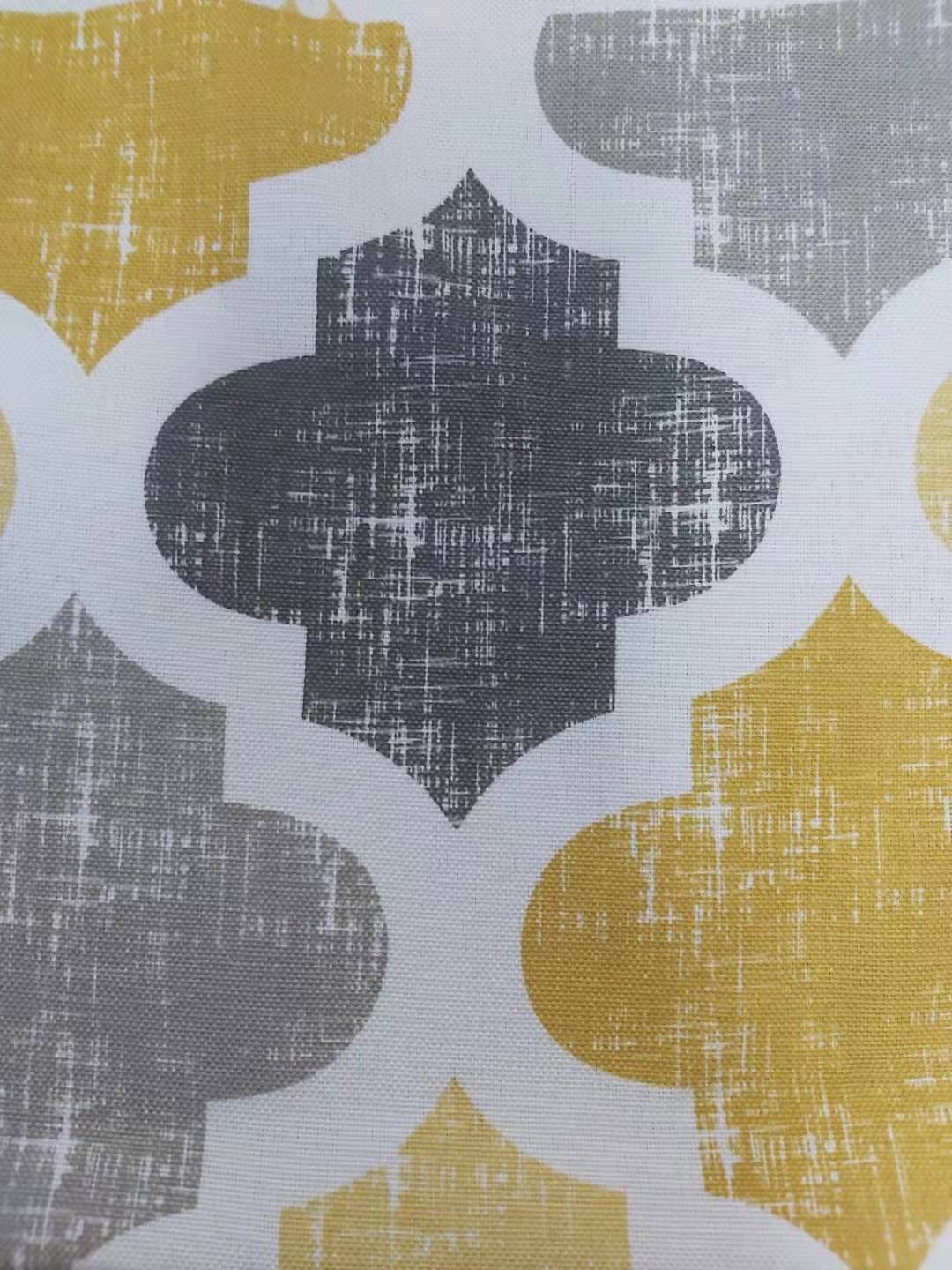 US HAPERLARE Home Polyester Cotton Bathroom Morocco Printing Pattern Decor Shower Curtain