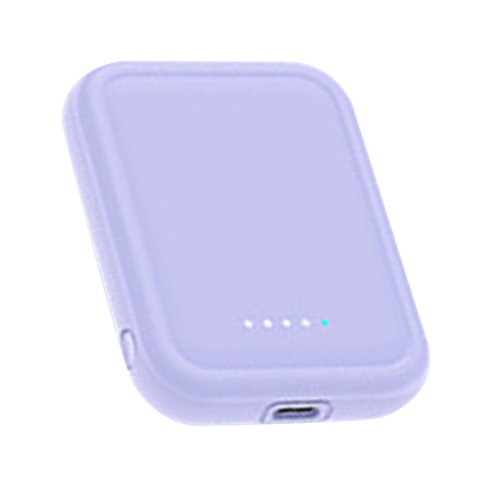 Magnetic Wireless Power Bank 5000mAh Battery Pack Magnetic Fast Charge Portable Charger Powerbank For Smart Phones Purple