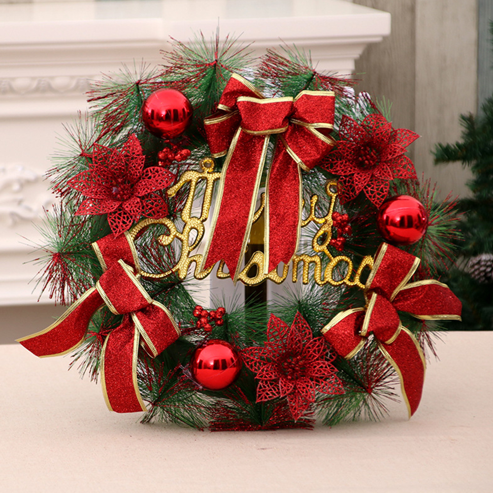Wholesale Christmas Door Decoration Hotel Restaurant Simulation