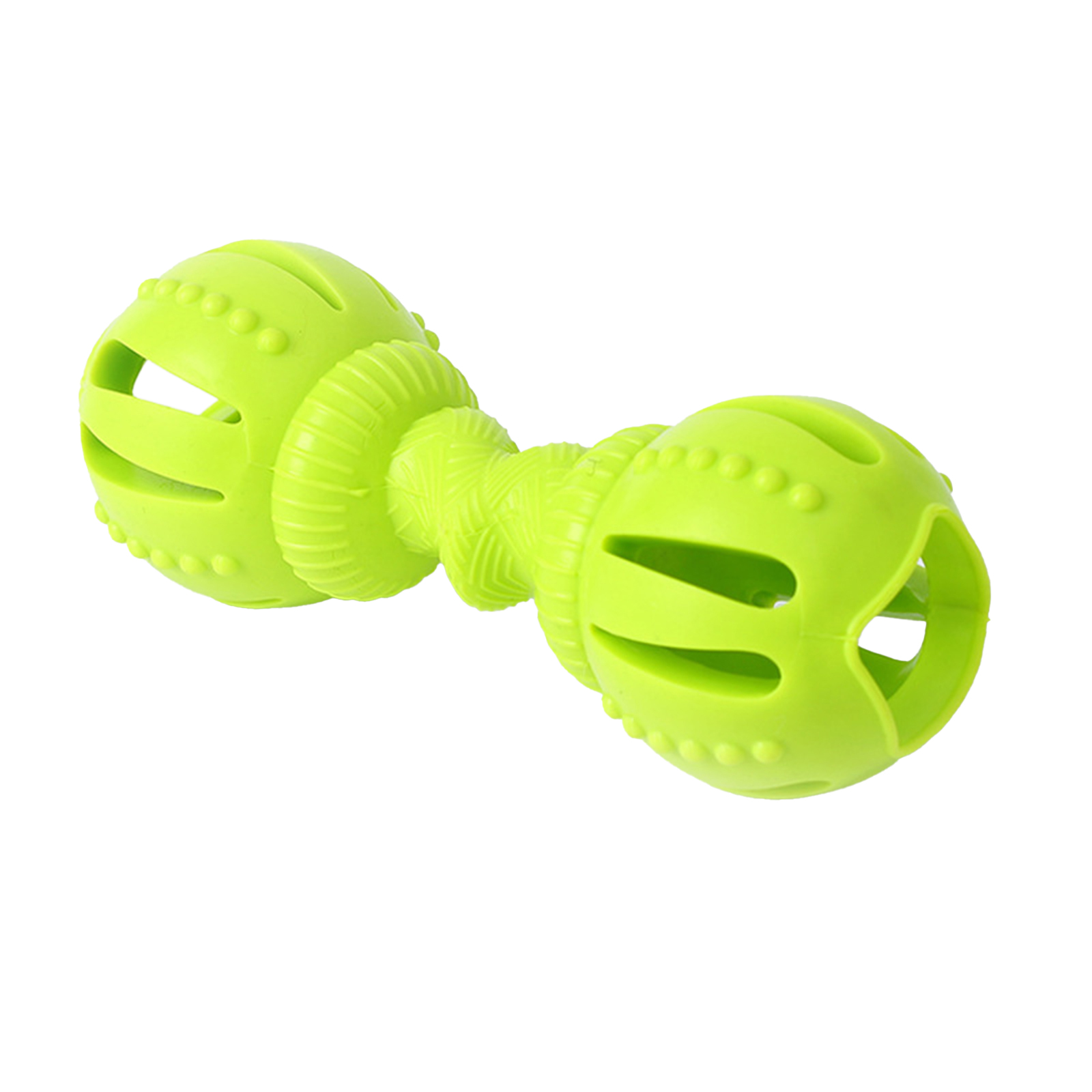 Tough Dog Toys Aggressive Chewers Durable Tough Dog Toys Dumbbell Shape Puppy Molar Toys Extreme Indestructible Interactive Chew Toys For Medium Small Dogs green 170 x 55 x 55mm