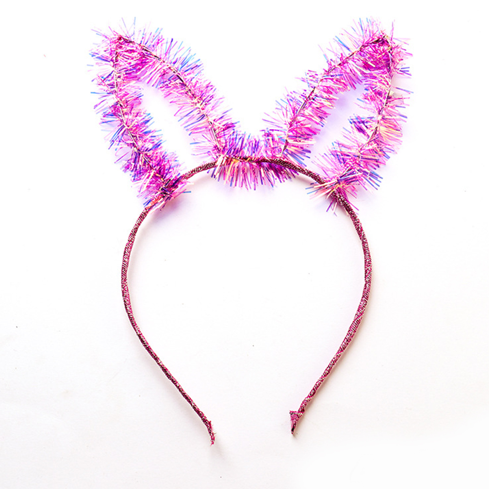 New Lovely Sweet Pom Fur Ball Furry Ears Fluffy Rabbit Fur Ball Women Headband