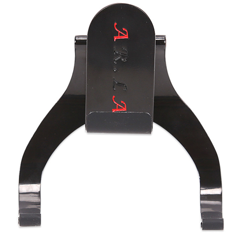 Erhu Holder Musical Instrument Waist Support Portable Zinc Alloy Stable Stand black
