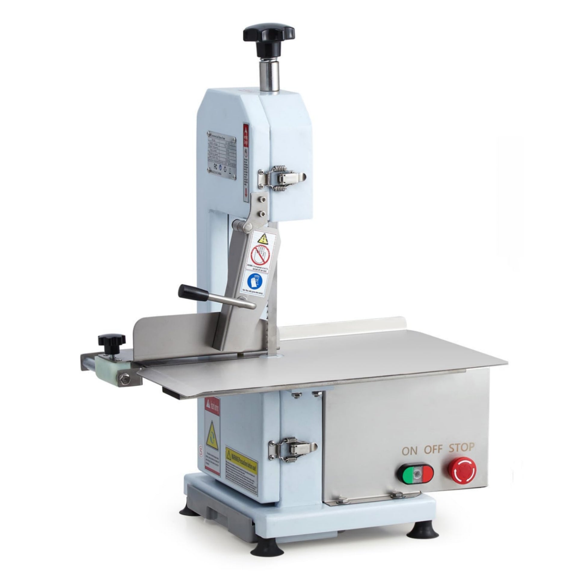 US GARVEE Meat Saw for Butchering 550W Bone Saw Machine 0.39～5.7 Inches Cutting Thickness
