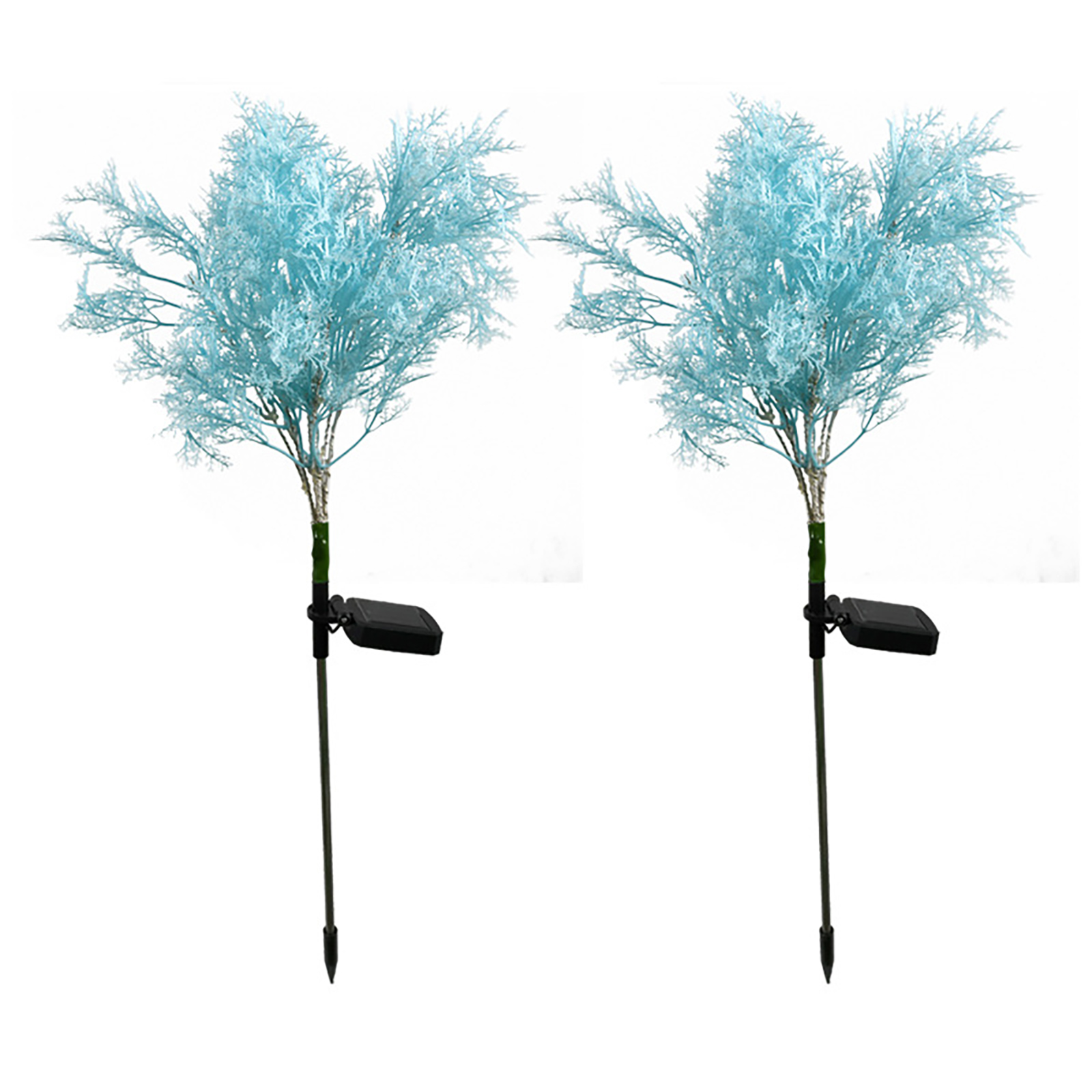 2pcs Solar Garden Lights With 1.2v600mah Rechargeable Battery Led Emulation Solar Rape Flower Lights