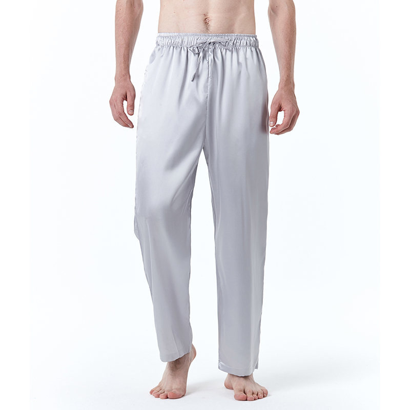 Men Yoga Pants Fashion Contrast Color Middle Waist Trousers Casual