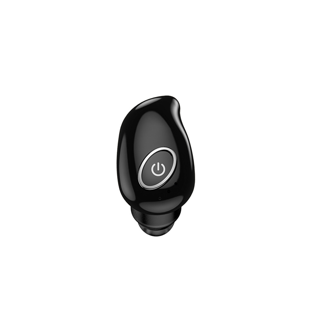 Wireless Bluetooth 5.0 Headphone Mini Long Standby Sports Headset with Charging Box black